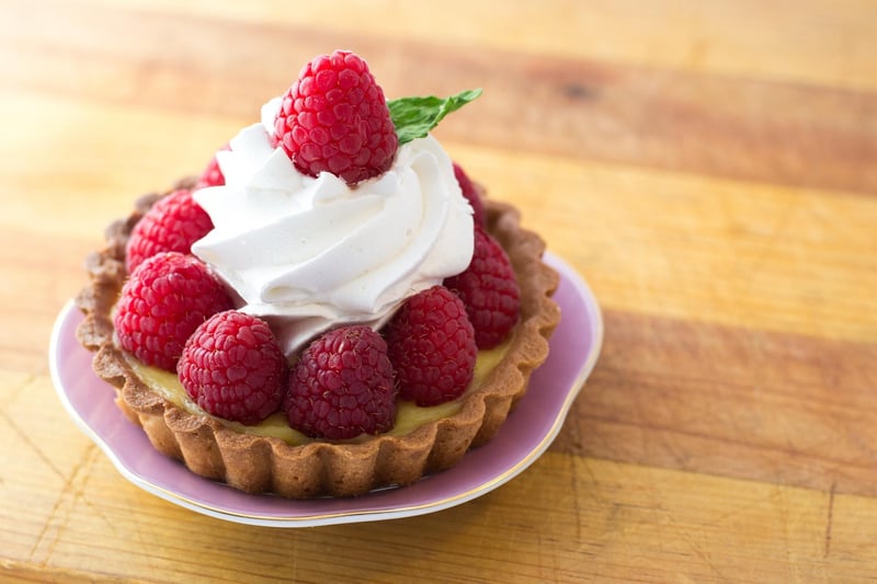 Raspberry Chocolate Tart